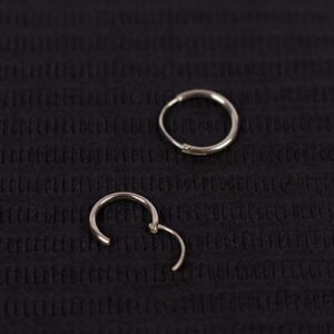 Argolla de Plata Simple – Para Oreja o Nariz